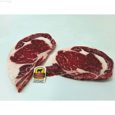 CAB02-2 美國安格斯牛肉眼扒(約230g/塊±10%，抽真空)網購原價HK$125.00/塊，會員價HK$115.00/塊